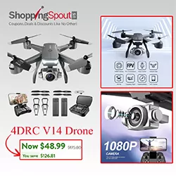 the 4DRC V14 Drone at 72% Off